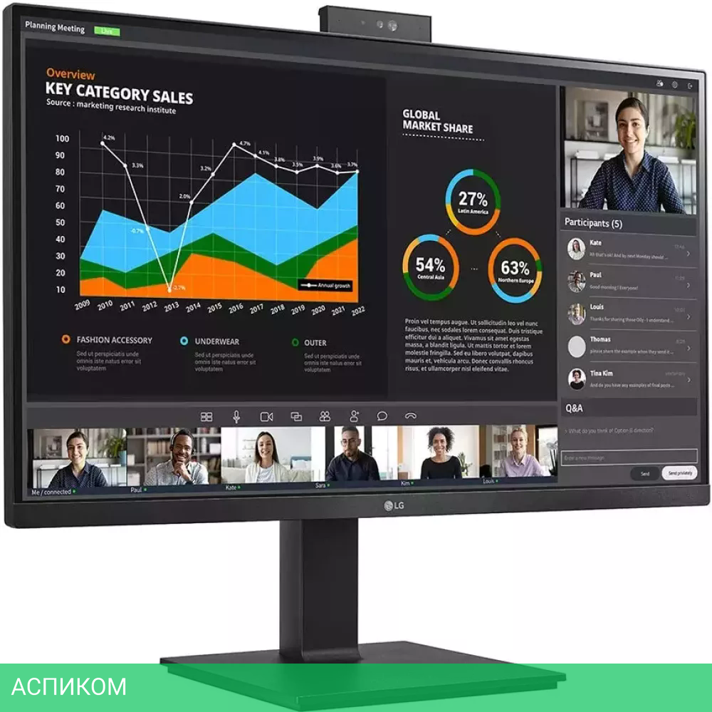 Монитор LG 27BQ75QC-B