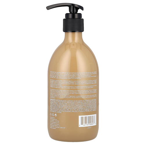 Luseta Beauty, Ямайский шампунь с черным касторовым маслом, для тонких и сухих волос, 500 мл (16,9 жидк. унц.)