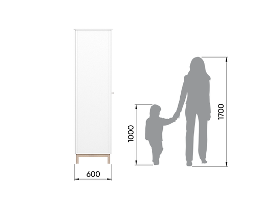 Шкаф Classic 3-х створчатый (молочный)