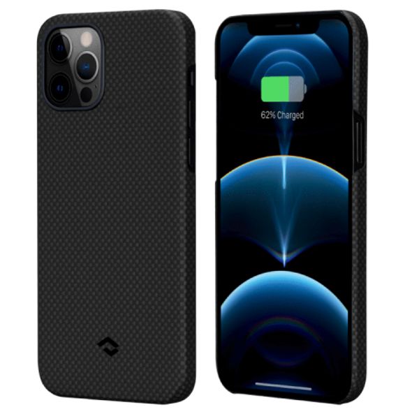 Чехол Pitaka MagEZ Case для Apple iPhone 12 Pro Max (Black/Grey Plain)