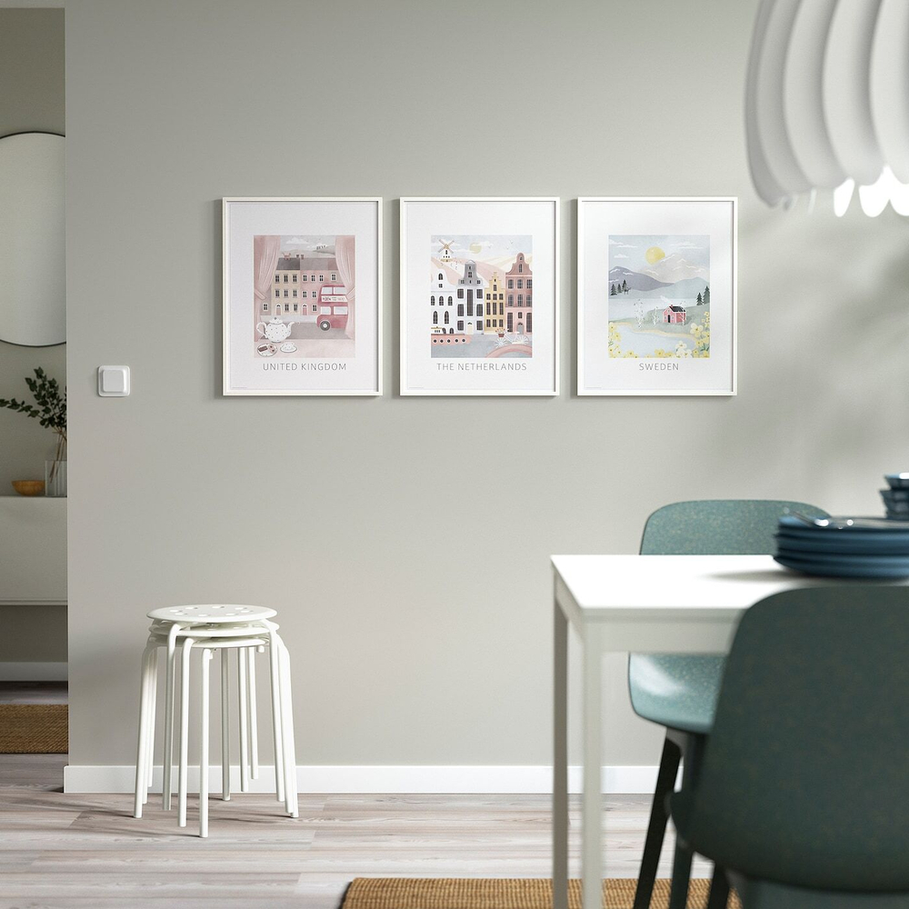 IKEA BILD  (ИКЕА БИЛД)  -  Плакат, иллюстрация, Нидерланды, 40x50 см