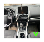 Комплект рамки с разъёмами 9" Mitsubishi Eclipse Cross 2021+ (монитор сверху с крутилками) с кнопками - Car-Smart 7763F3