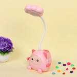 Настольная лампа «Милый котёнок» LED 11,5*8,6*31 см, USB 0.6w 5V, Розовый