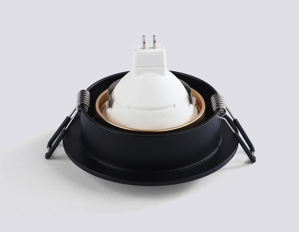 Светильник встраиваемый TN102725 BK/GD черный/золото GU5.3 92*92*23
