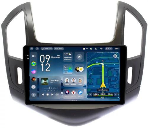 Магнитола для Chevrolet Cruze 1 2012-2015 (рамка черная) - Teyes CC4-PRO монитор 9.5" 2K QLED на Android 13, Быстрейшая, Snapdragon 778G, ИИ, CarPlay, DSP, 4G SIM-слот