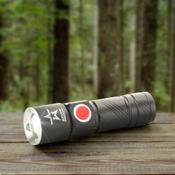 Светодиодный фонарь АРМИЯ РОССИИ MA-601 Циркон ручной аккумуляторный с регулировкой фокуса зарядка от USB | Армия России