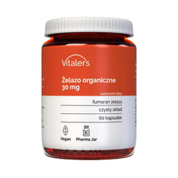 Vitalers Iron Органическое Железо 30 мг 60 капс