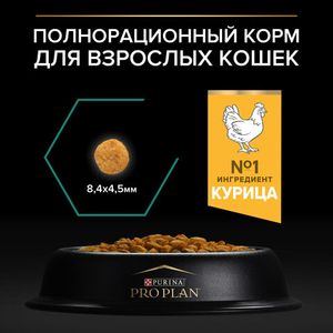 Сухой корм Pro Plan Original для кошек, для поддержания здоровья почек с курицей