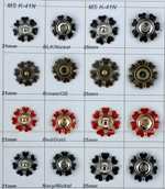 Кнопка металл пришивная 25мм 1шт MS K-41