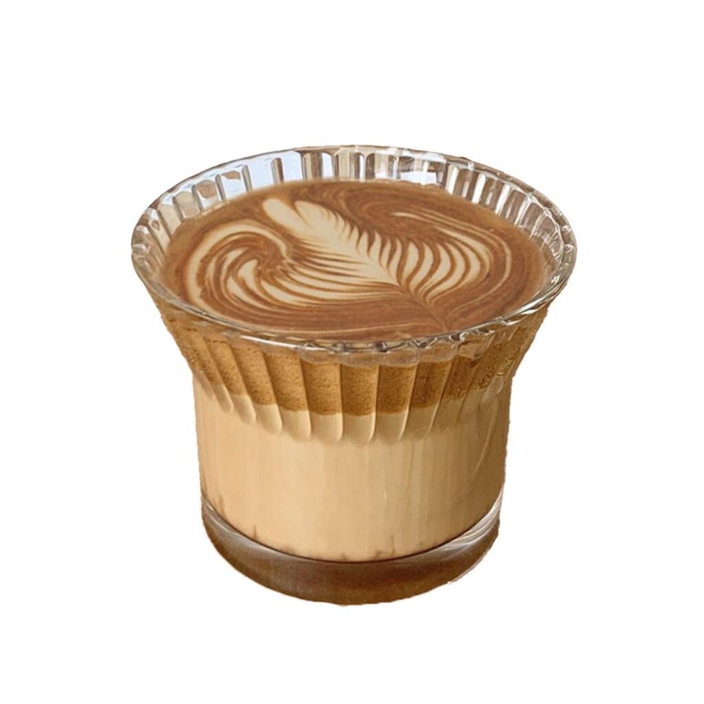 Чашка 220 мл кофейная без ручки Japanese Style Optical Barista d 9,1 см h7,1 см стекло Barbossa [1]