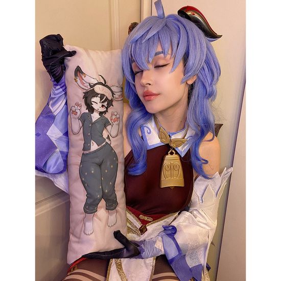 Мини дакимакура фурри Кролик мальчик арт. M1285, 60х20 см