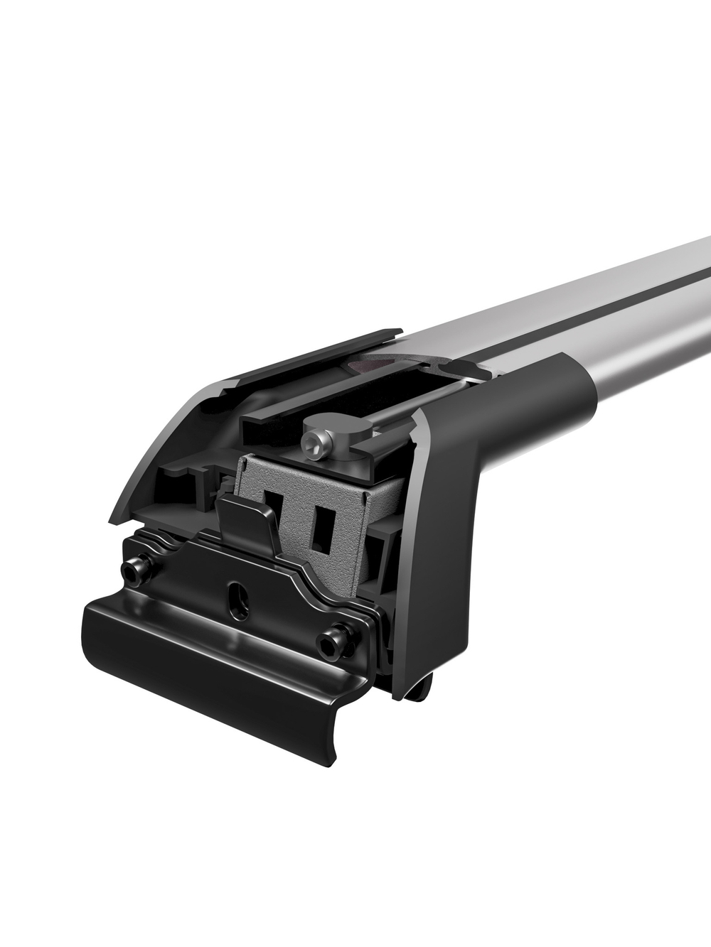 Багажник на рейлинги для Chery Tiggo 4 Pro 2020-2024 М43-1007S ,серый