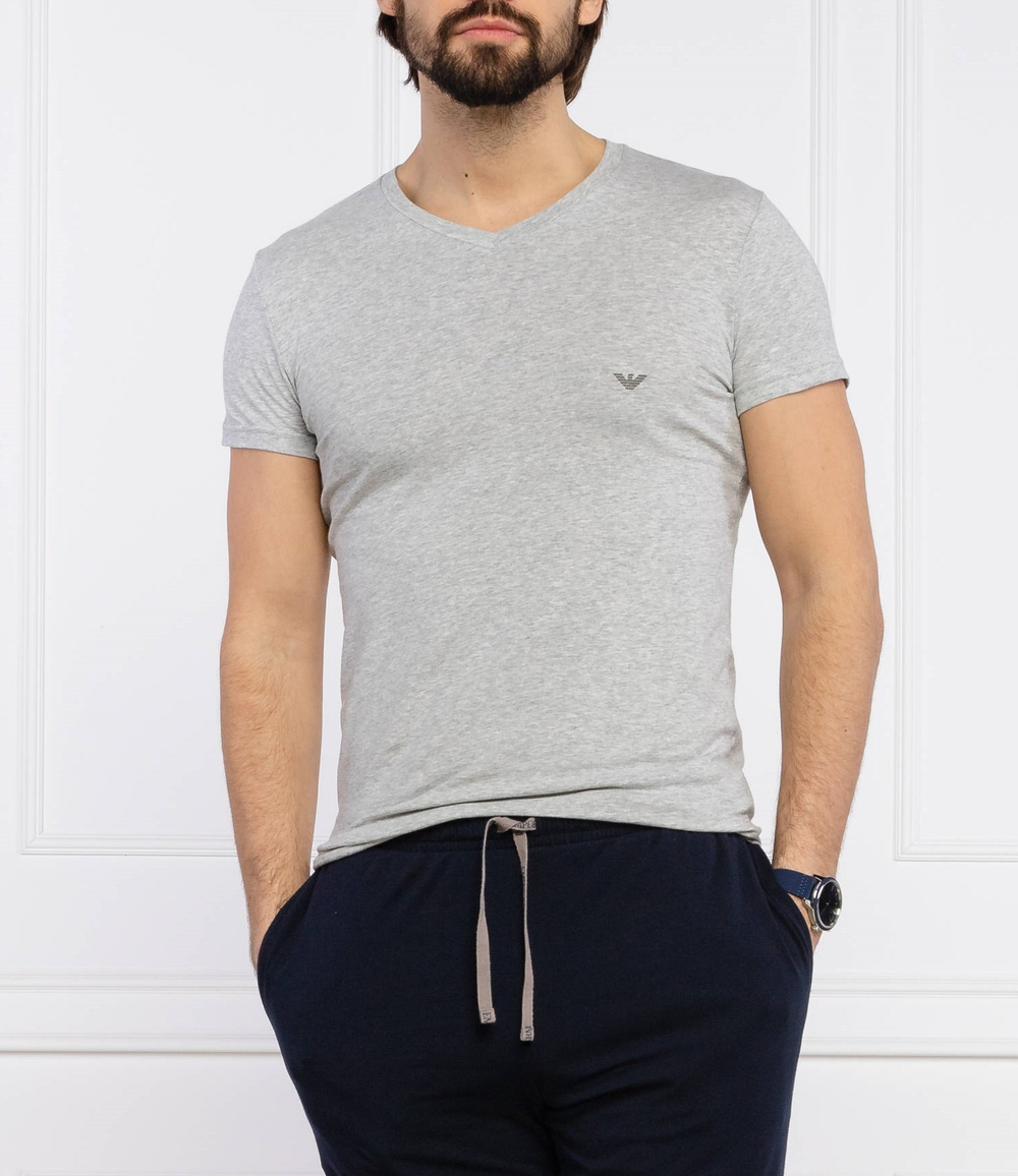 футболка Emporio Armani - пепельный(110810 CC729)