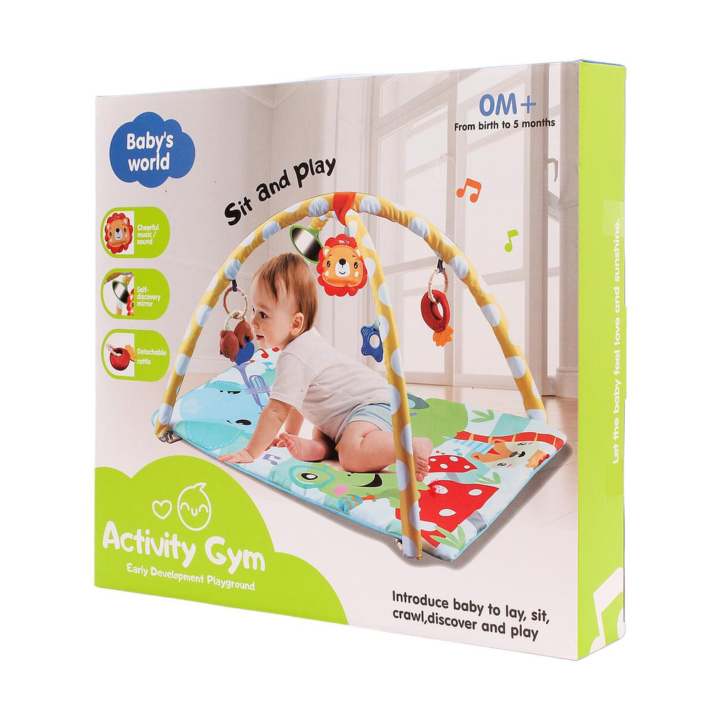 Коврик развивающий для машышей, коробка 918-084