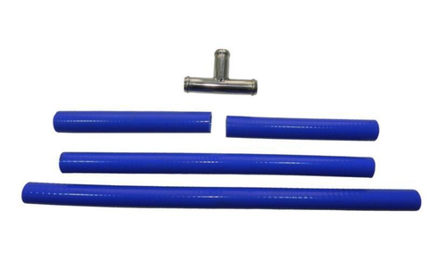 Патрубки отопителя ВАЗ 2110 силикон, 4шт + тройник CARUM