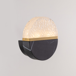 Настенный светильник MB25030008-1A brass/black