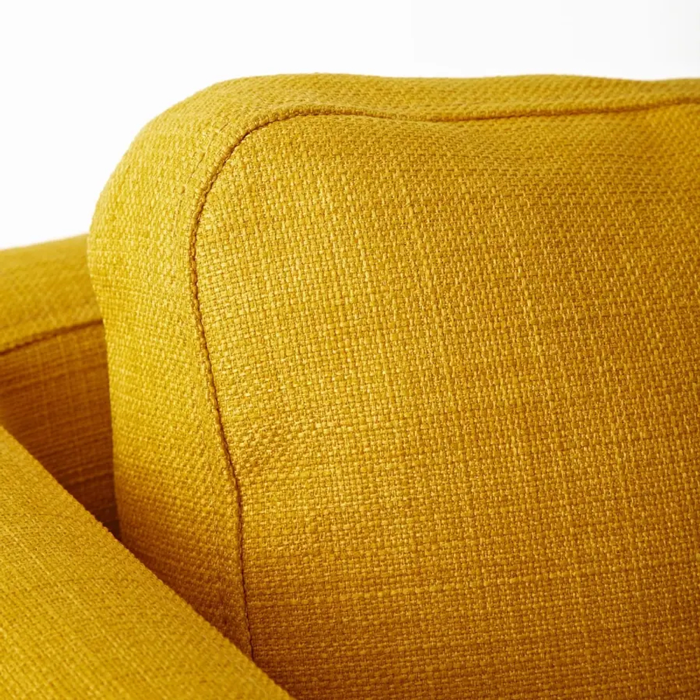 Кресло - IKEA EKERÖ/EKERO,  70Х73Х75 см, желтый, ЭКЕРЁ ИКЕА