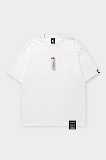 Футболка SHMOT "LIGHTER EXISTENCE" MONO Белый