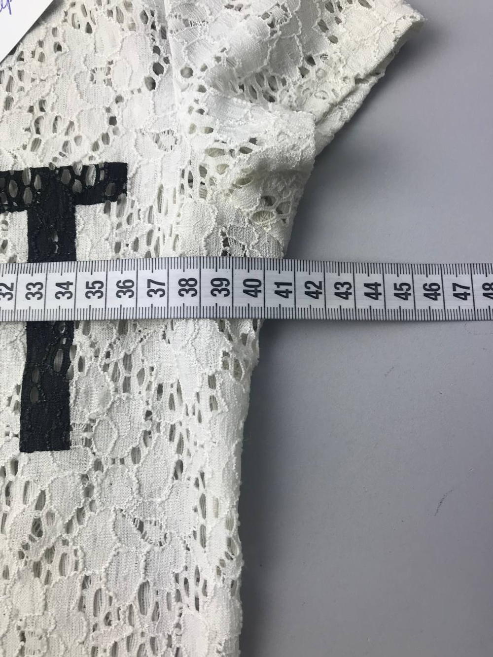 Блуза Gloria Jeans белая ажурная 46 размер