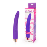 Фиолетовый изогнутый реалистичный вибратор - 18 см. (Цвет: фиолетовый)