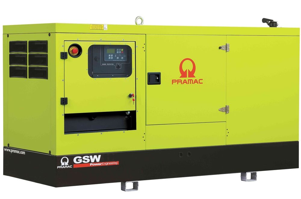 Дизельный генератор Pramac GSW 110 V в кожухе