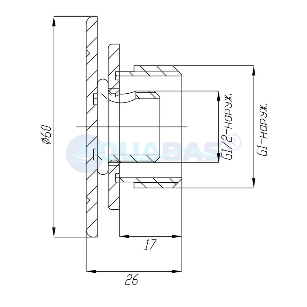РВ.01.0/1 Регулятор доступа воздуха, AISI-316