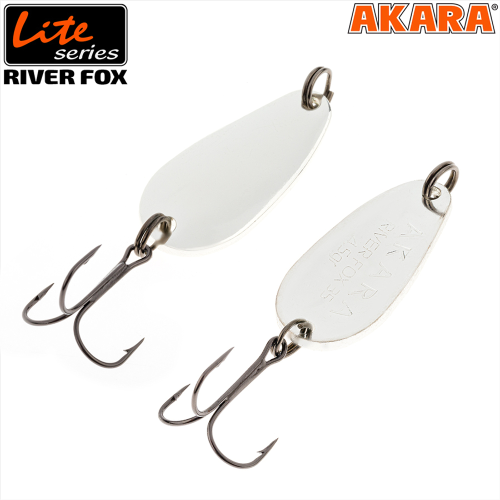 Блесна колебалка Akara Lite Series River Fox 25 2,5 гр. AB46