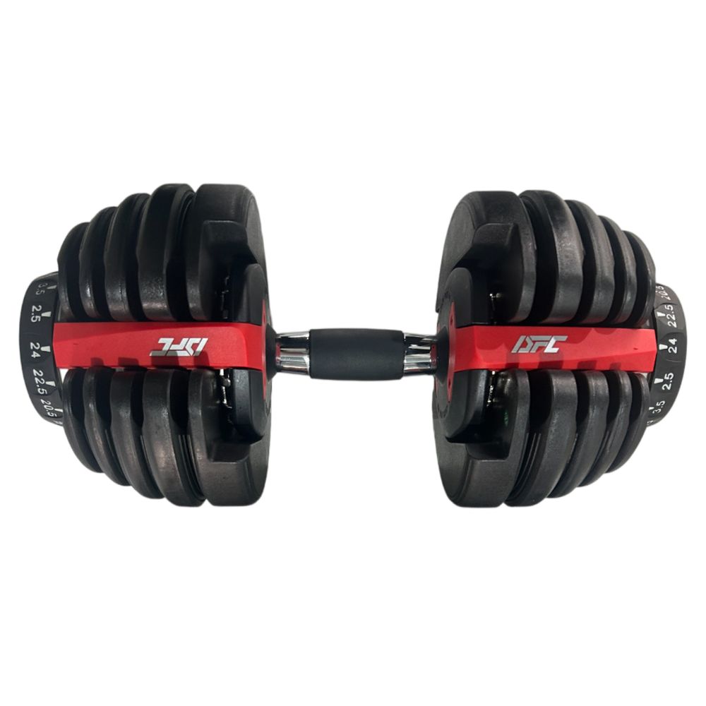 Регулируемая гантель DFC SQ-DB003 от 2,5 до 24 кг (15 уровней нагрузки)