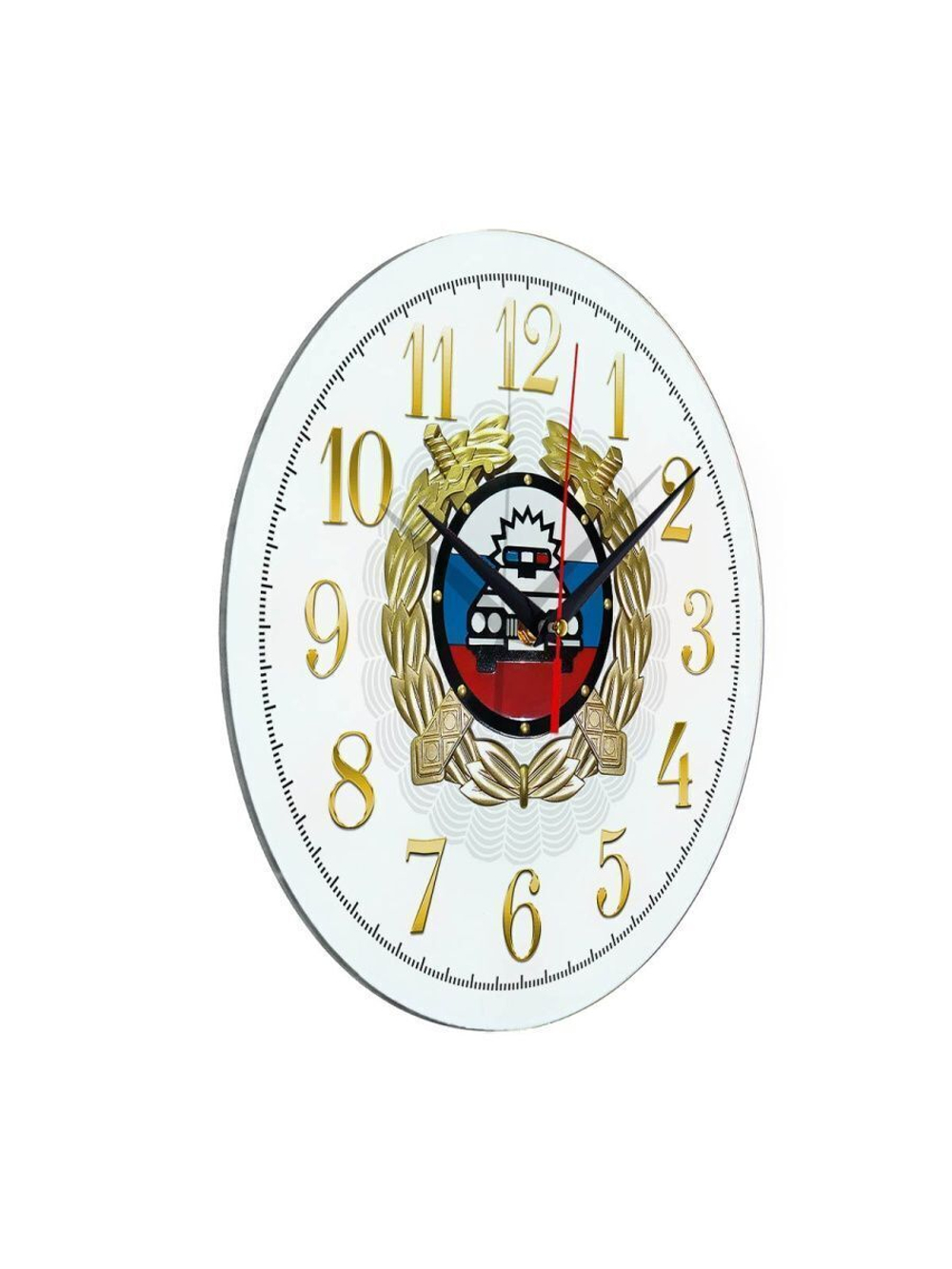 Настенные часы "Эмблема ГИБДД 53" Декор для дома, подарок