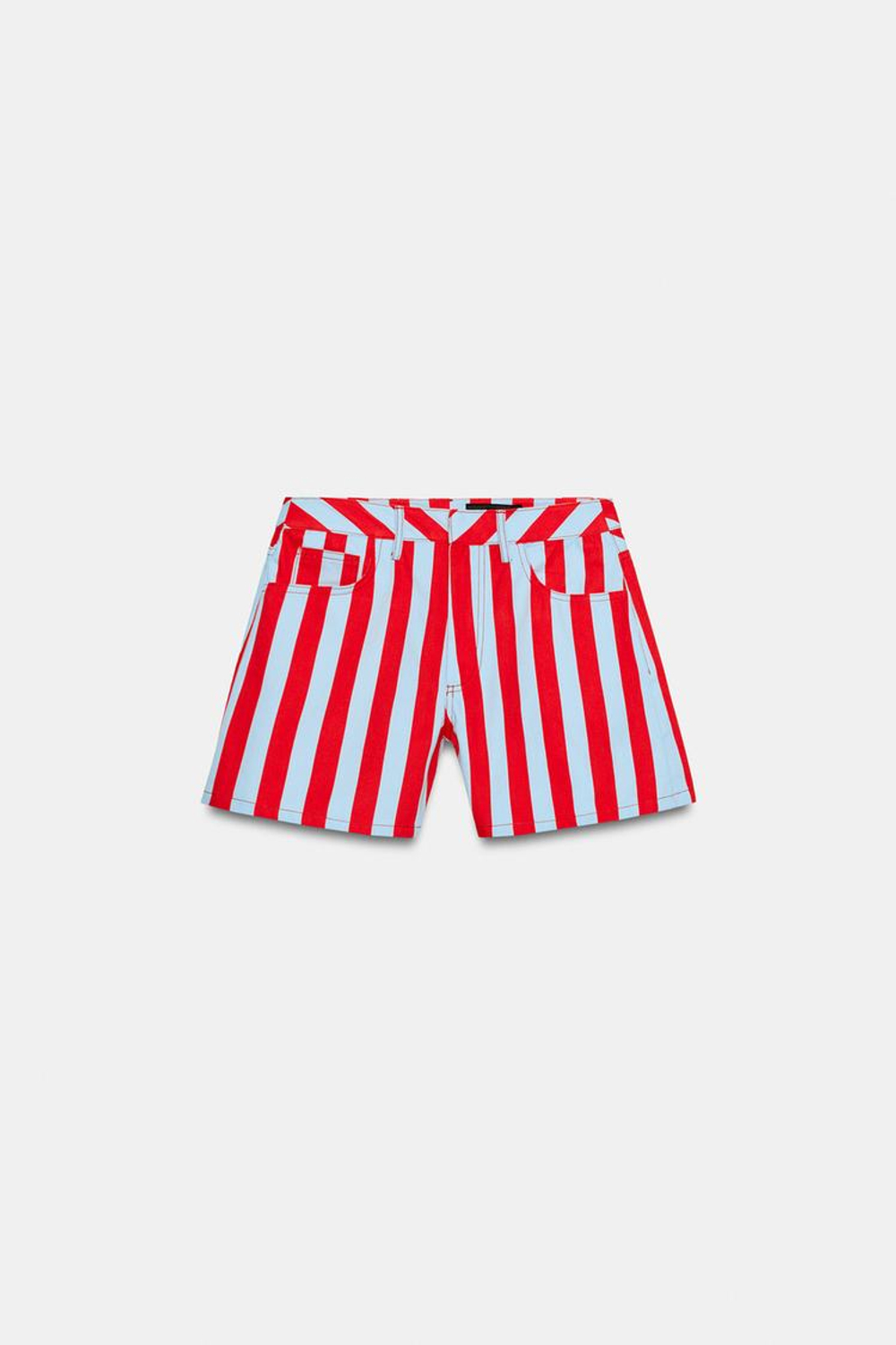 ZARA ШОРТЫ В ПОЛОСКУ, РАЗНОЦВЕТНЫЙ