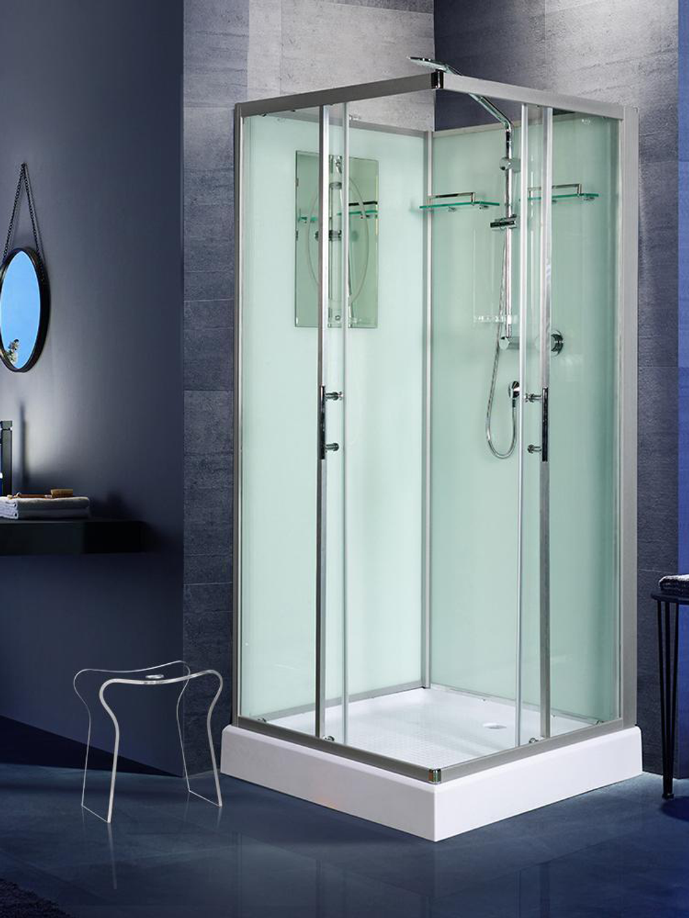 Душевая кабина WeltWasser  WW500 LAINE 801 800х800х2170 мм 10000003258