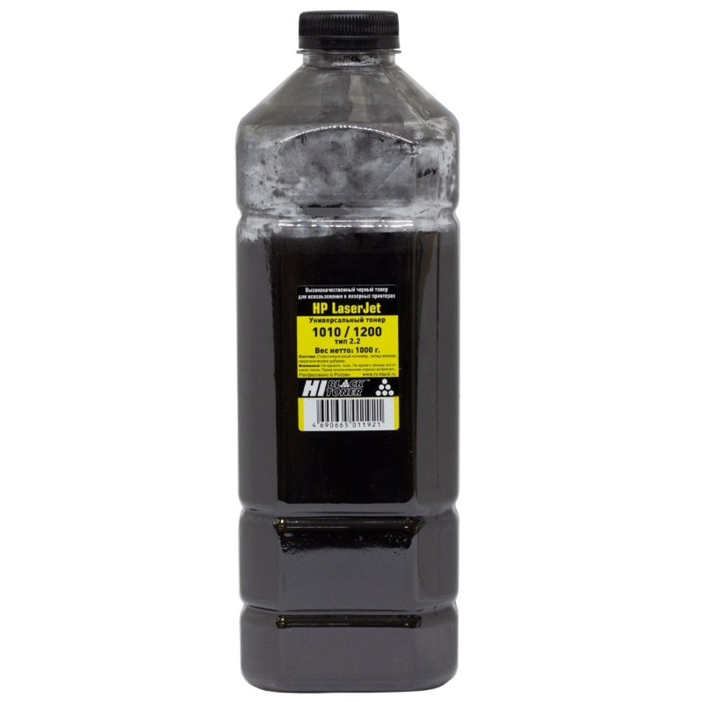 Тонер Hi-Black Универсальный для HP LaserJet 1010/1200, Тип 2.2, Black, 1 кг.