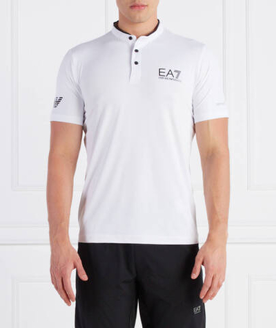 Поло EA7 - белый(8NPT21 PJEMZ)