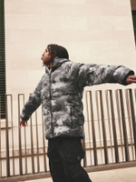 Куртка утепленная с капюшоном и флисовой подкладкой для мальчика Next Q51-579, Серый