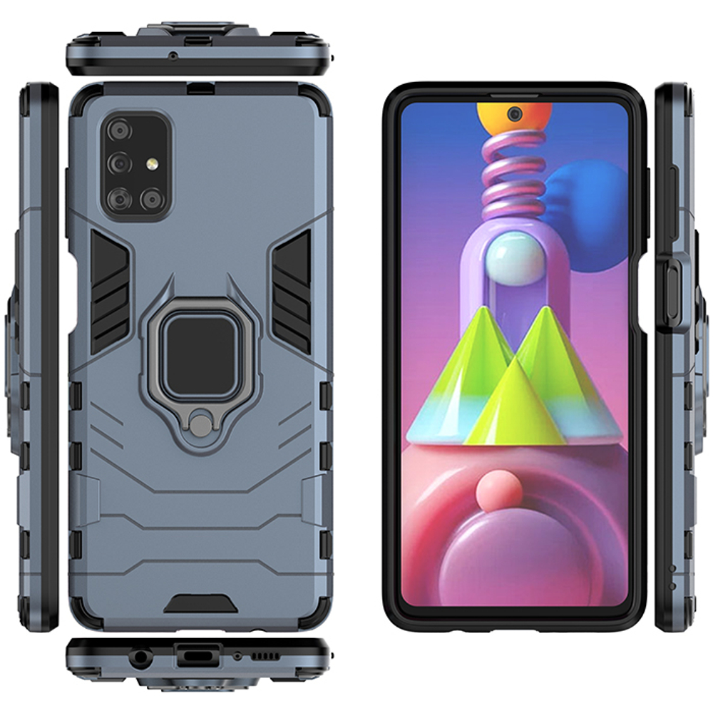 Противоударный чехол с кольцом Panther Case для Samsung Galaxy M51