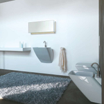 Биде AXA Atmosfere 138 подвесное белое 2402001