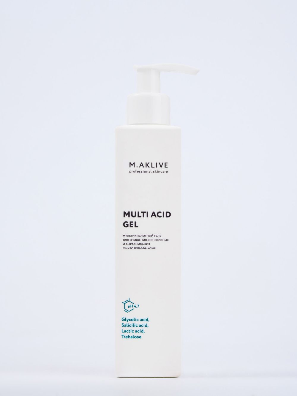 M.Aklive Мультикислотный гель для умывания, 200 мл