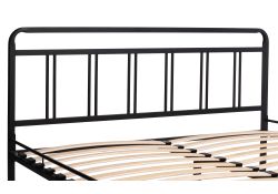 Двуспальная кровать Рейк 160х200 черная