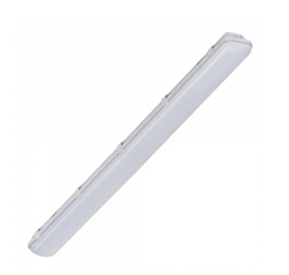 Светильник LED ДСП 41Вт 4800лм 3000К SLIM-38/MILKY IP65 ICEBERG с БАП 3ч 1262x124x85mm CSVT