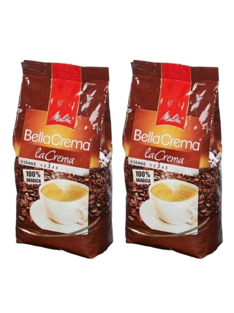 Кофе в зернах Melitta Bella Crema La Crema, 1 кг, 2 шт