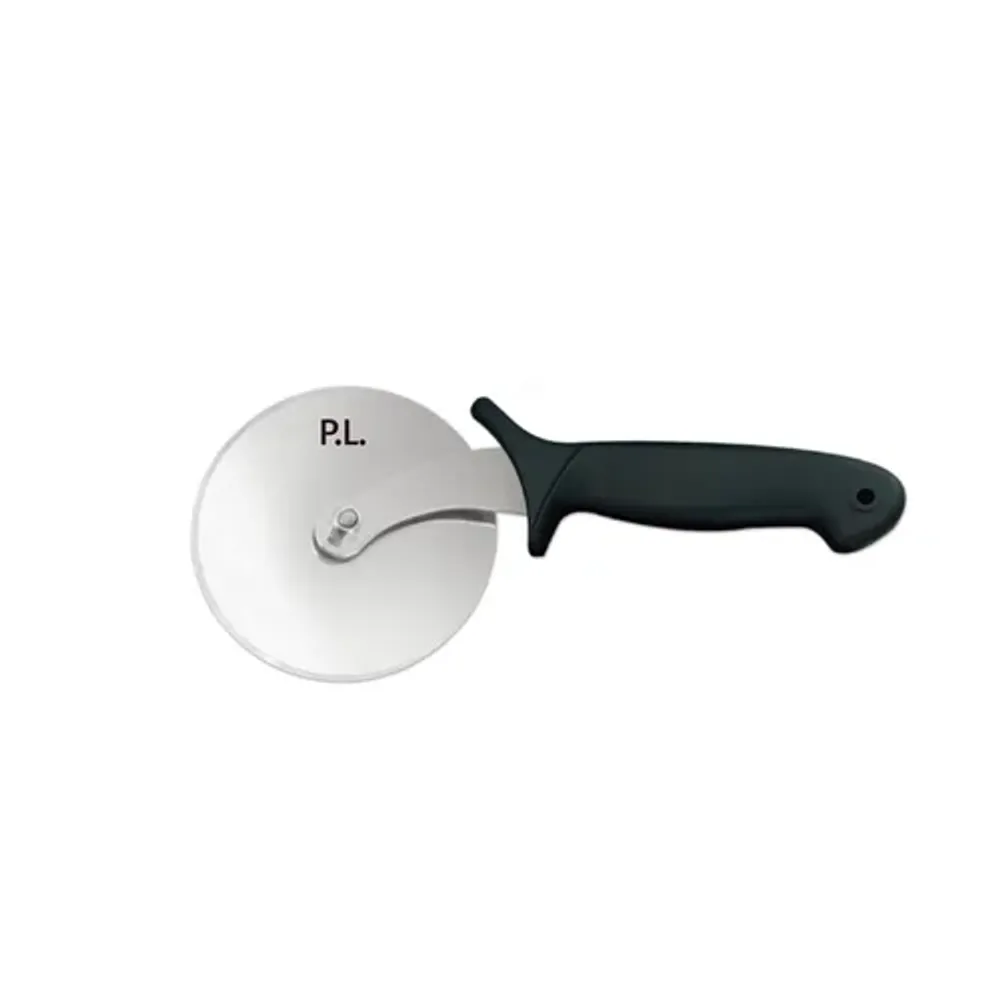 Нож для пиццы d 10 см 25 см черная ручка P.L. Proff Cuisine