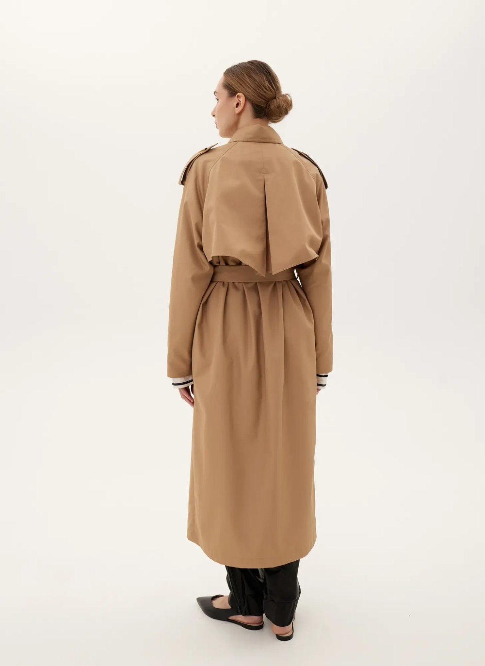 Плащ, бежевый
