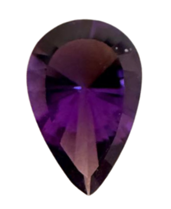 Аметист груша 10х7 мм
