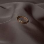 Кольцо с жемчужиной, позолота