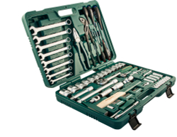 S04H52477S Набор инструмента универсальный 1/4", 1/2"DR, 77 предметов