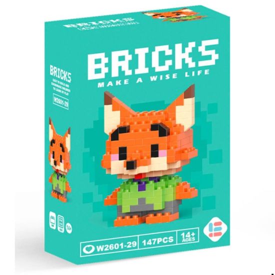 Конструктор Briks Fox Ник Зверополис №29 (147 деталей)