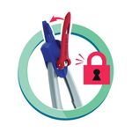 Готовальня 3 предмета, Maped Stop system, пластиковый футляр, циркуль 135мм