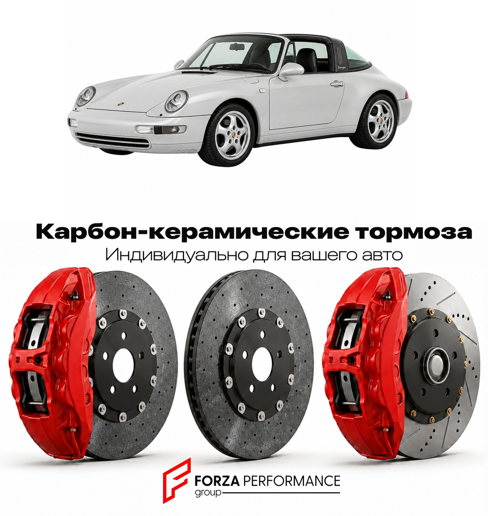 Карбон-керамическая тормозная система для Porsche 911 Targa 993 1995-1998 Порше