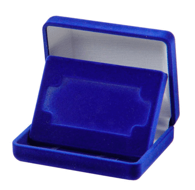 Футляр флокированный, прямоугольный, 77х60х32 мм