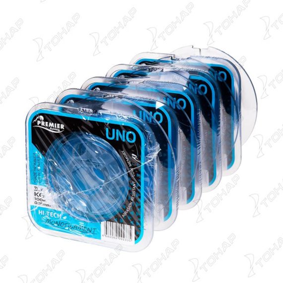 Леска UNO 0,18mm/100m Blue Nylon (PR-U-B-018-100) Premier Fishing
